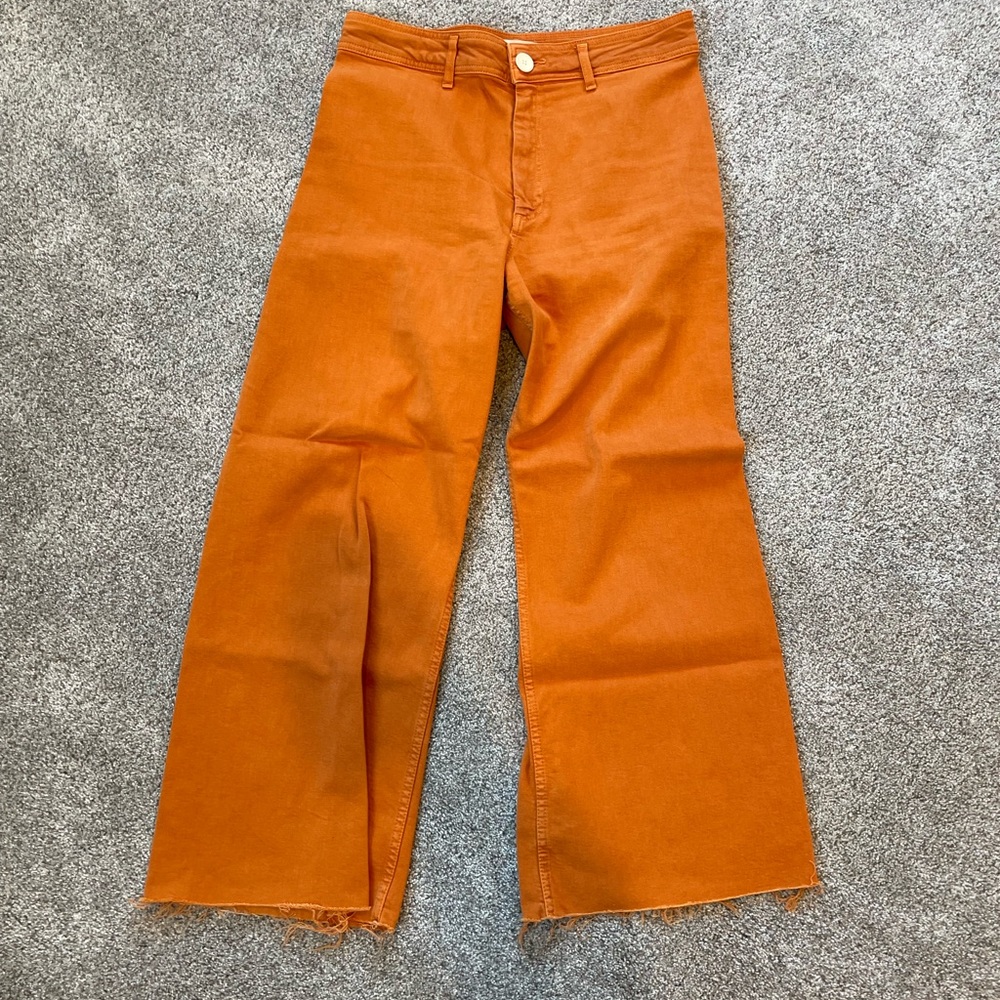 Zara Marine Jeans in Orange